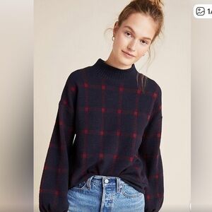 Anthropologie Porridge Cozy Mock Turtleneck Sweater in *TAN*, Small